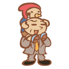 Chonmage Kacho "CK" sticker #619842