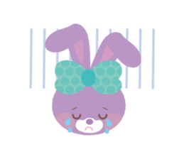Small rabbit fell in love. sticker #620156