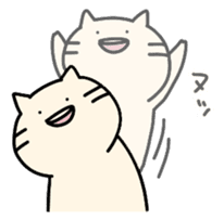 Cat of the same Face sticker #620679
