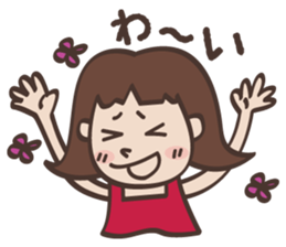 cute expression  stamp sticker #620885