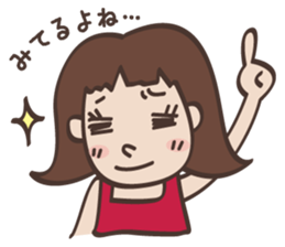 cute expression  stamp sticker #620889