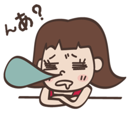 cute expression  stamp sticker #620901