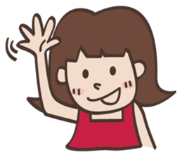 cute expression  stamp sticker #620918