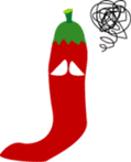 Red "Piri" Pepper sticker #620934