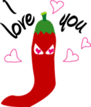 Red "Piri" Pepper sticker #620948