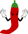 Red "Piri" Pepper sticker #620952