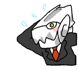 Dragon office worker sticker #621335