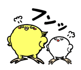 Cockatiel and Java Sparrow sticker #621662