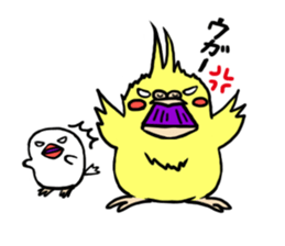 Cockatiel and Java Sparrow sticker #621668
