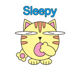 circle face 6 cat sticker #621683