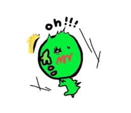 Taro Green sticker #621723