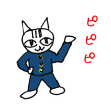 Cheerleaders cat sticker #621765