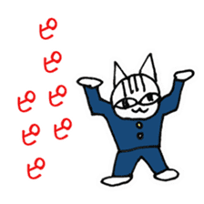 Cheerleaders cat sticker #621766