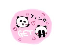 Big Fan Panda sticker #623271