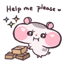 Please Hamster english sub sticker #623359