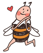 Little bee - BiBi sticker #623682