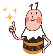 Little bee - BiBi sticker #623690