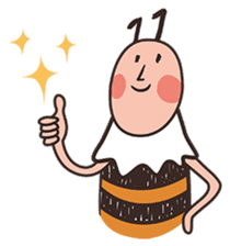 Little bee - BiBi sticker #623690