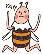 Little bee - BiBi sticker #623695