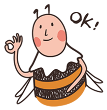 Little bee - BiBi sticker #623710