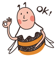 Little bee - BiBi sticker #623710