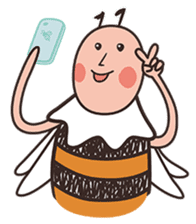 Little bee - BiBi sticker #623718