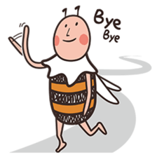 Little bee - BiBi sticker #623719