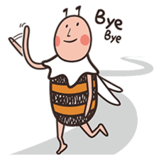 Little bee - BiBi sticker #623719