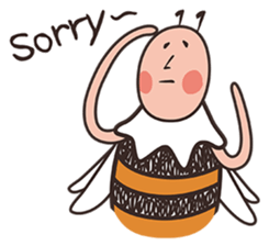 Little bee - BiBi sticker #623720