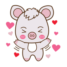 Lovely Piggy sticker #623853