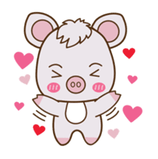 Lovely Piggy sticker #623853