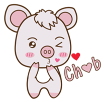 Lovely Piggy sticker #623854