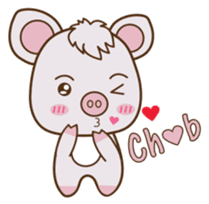 Lovely Piggy sticker #623854