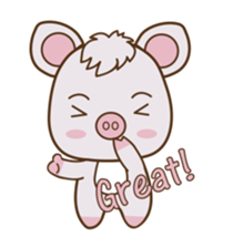 Lovely Piggy sticker #623874