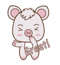 Lovely Piggy sticker #623874