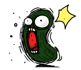 Angry vegetables sticker #624222