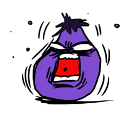 Angry vegetables sticker #624225