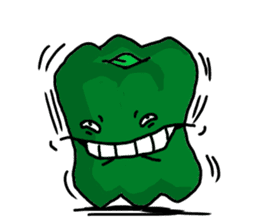 Angry vegetables sticker #624230