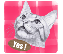 My cat Tama's stamps sticker #624331