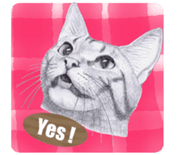 My cat Tama's stamps sticker #624331