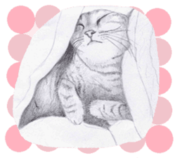 My cat Tama's stamps sticker #624338