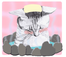 My cat Tama's stamps sticker #624359