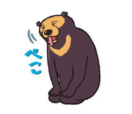 Mr.Atsuo of a sun bear sticker #624693