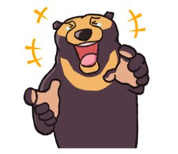 Mr.Atsuo of a sun bear sticker #624701