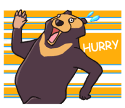 Mr.Atsuo of a sun bear sticker #624706