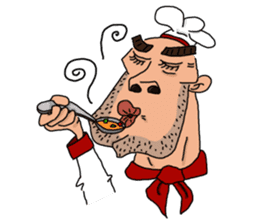 Crazy Life of Chef Eddie sticker #625242