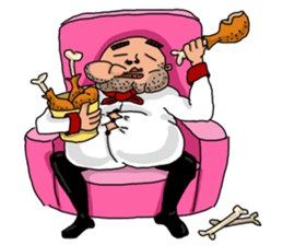 Crazy Life of Chef Eddie sticker #625262