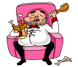 Crazy Life of Chef Eddie sticker #625262