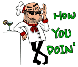 Crazy Life of Chef Eddie sticker #625264