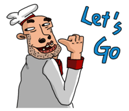 Crazy Life of Chef Eddie sticker #625276